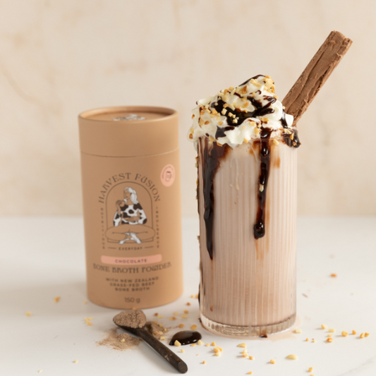 Harvest Fusion Chocolate Bone Broth Powder 150g (15 Serves)