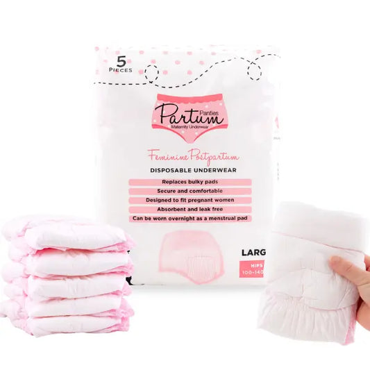 Partum postpartum panties large | Birth recovery essentials NZ