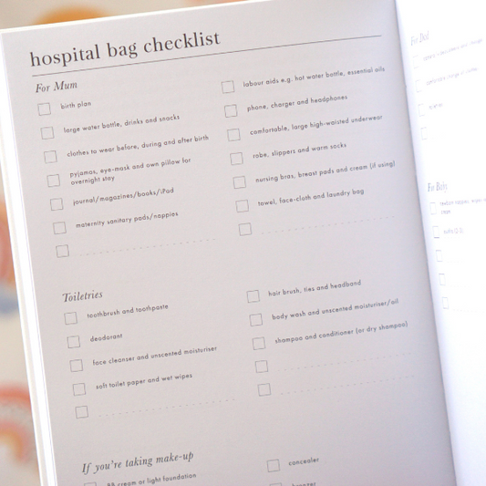 Forget Me Not Pregnancy Journal - Made With Love