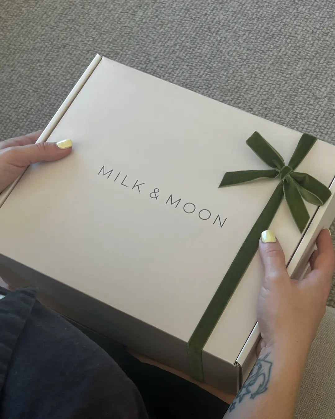 Milk & Moon giftbox for her celebrating wellness, self care with a thoughtful gift for mum.
