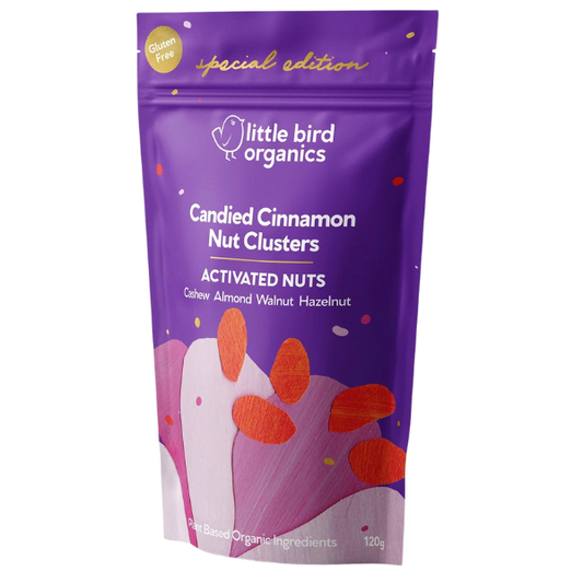 Little Bird Organics - Candied Cinnamon Nut Clusters 120g