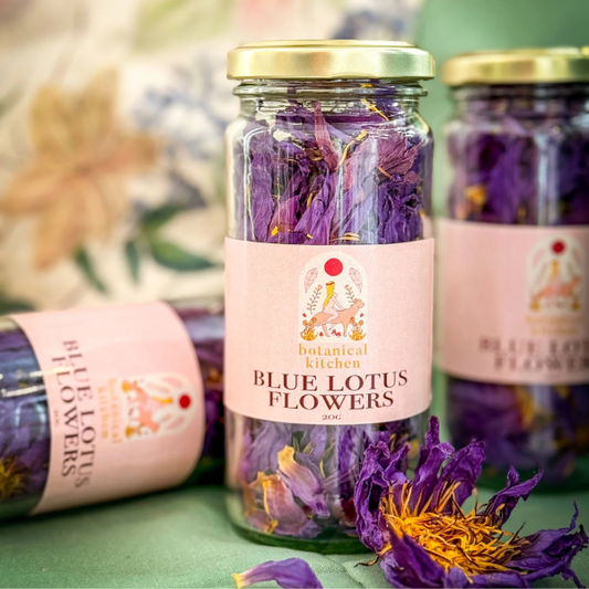 Botanical Kitchen Blue Lotus Flowers for Joy & Creativity 20g Jar