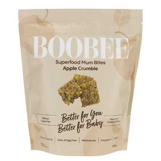 BOOBEE Superfood Mum Bites - Apple Crumble
