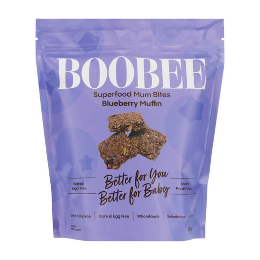 BOOBEE Superfood Mum Bites - Blueberry Muffin