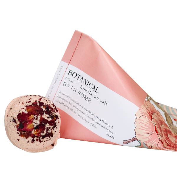 Botanical Rose + Himalayan Salt Bath Bomb