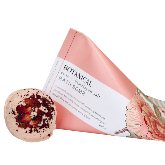 Botanical Rose + Himalayan Salt Bath Bomb
