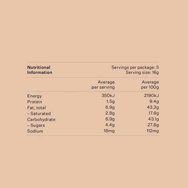 Shirl & Moss Hazelnut, Orange & Sea Salt 52% Dark Chocolate Bar 80g
