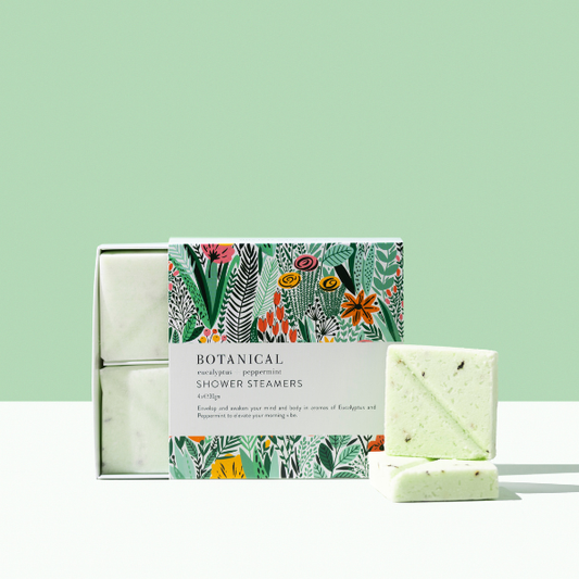 Botanical Shower Steamers - Eucalyptus + Peppermint (4 x 30gm) (Copy)