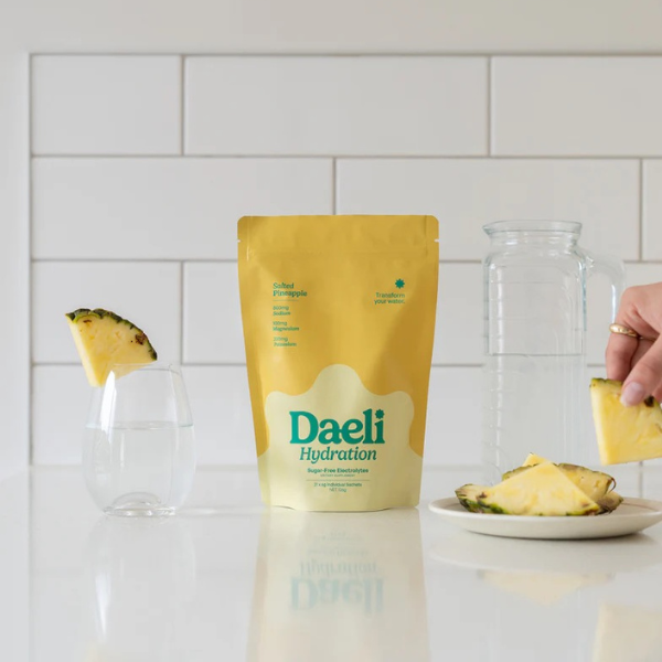 Daeli Hydration Sugar Free Electrolytes - Salted Pineapple 126g