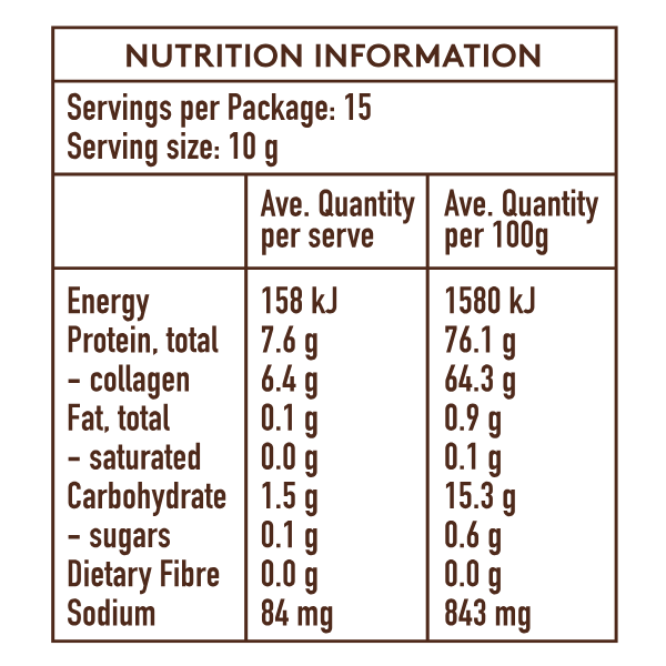 Harvest Fusion White Chocolate Bone Broth Powder 150g (15 Serves)