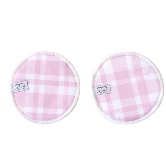 Blush Gingham Breast Pads