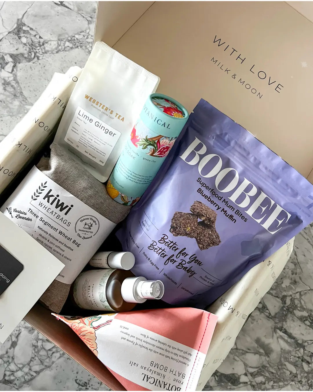 Milk & Moon Nine Moons gift box – thoughtful pregnancy and new mum self care gift