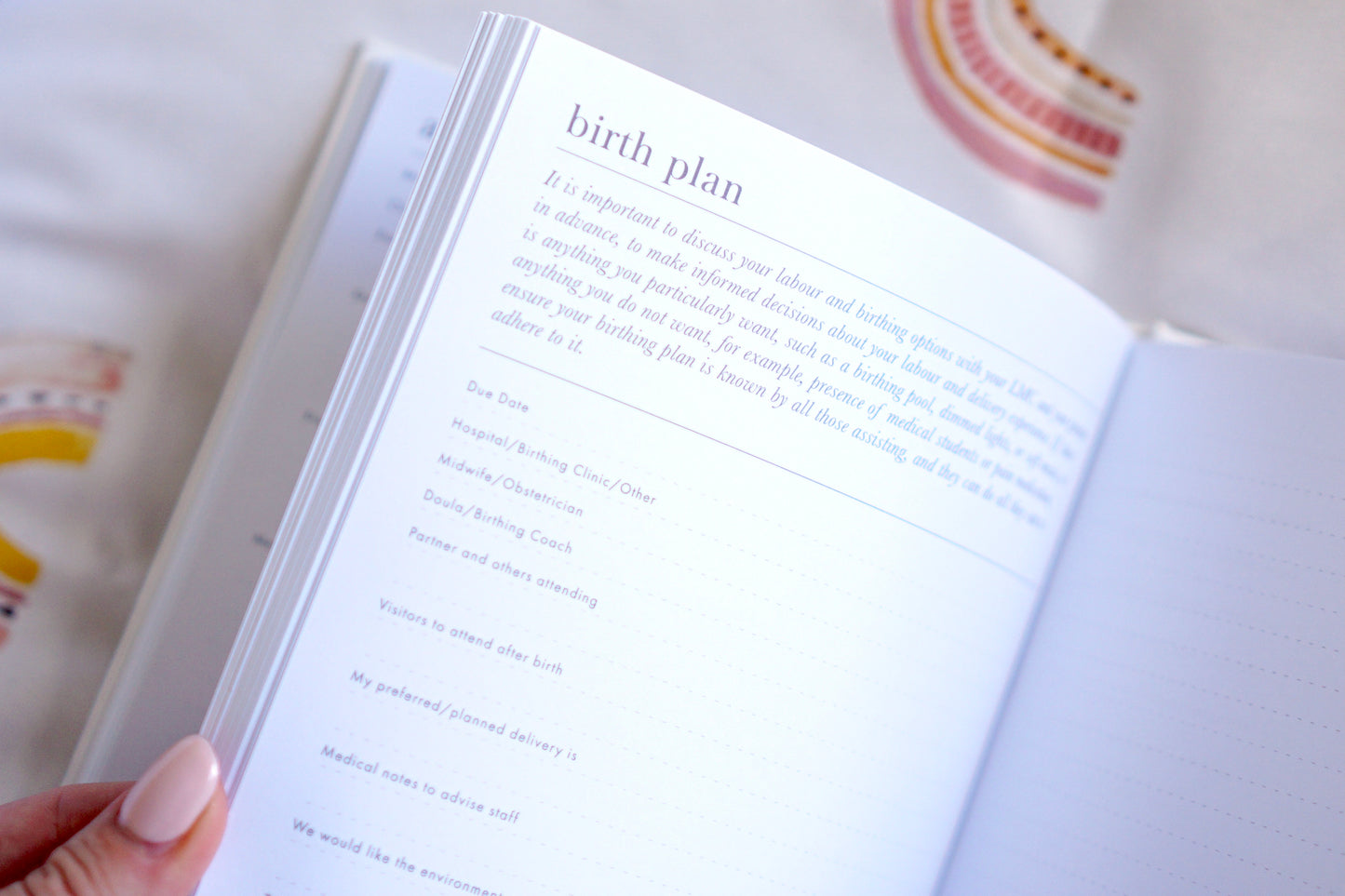 Forget Me Not Pregnancy Journal - Made With Love